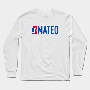 Mateo NBA Basketball Custom Player Your Name T-Shirt Long Sleeve T-Shirt